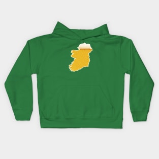 St Patricks day Ireland country Irish beer football soccer Kids Hoodie